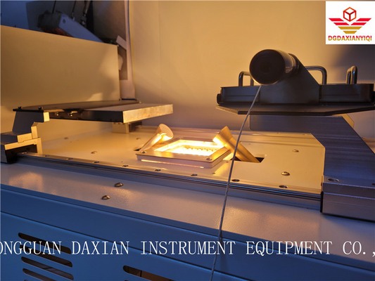 DAXIAN Metal Material TPP Fire Test Machine ze standardem ASTMF2700