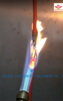 Daxian's Vertical Flame Tester Equipment Single Wire And Cable IEC60332-1-1 Wyroby do testowania piekielnego płomienia