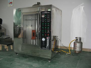 Przenośnik pionowy Maszyna do testowania ognia / komora do badania łatwopalności ISO340