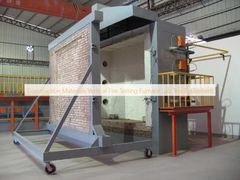 Construction Materials Vertical Fire Testing Furnace Lab Test Equipment 