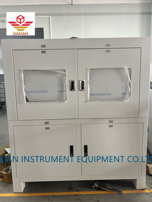 Aparatura do testów laboratoryjnych w domu. Motocykl. Odzież ochronna. DAM Darmstadt. Maszyna do testowania ścieralności.