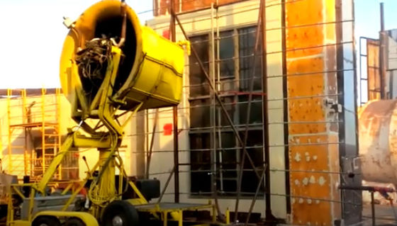 BS EN356 Urządzenie do badań szyby zabezpieczającej, machina do badania siekiery, tester szkła