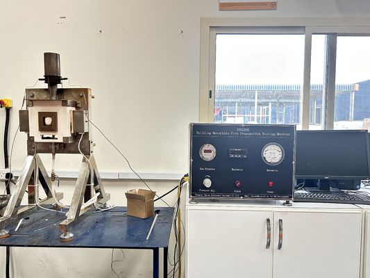 BS476-7 Materiały budowlane Sprzęt do badań laboratoryjnych Sprzęt do badań powierzchni rozprzestrzeniania się płomienia Aparatura do badań zapalności Maszyna