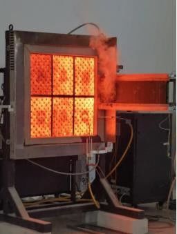 BS476-7 Materiały budowlane Sprzęt do badań laboratoryjnych Sprzęt do badań powierzchni rozprzestrzeniania się płomienia Aparatura do badań zapalności Maszyna