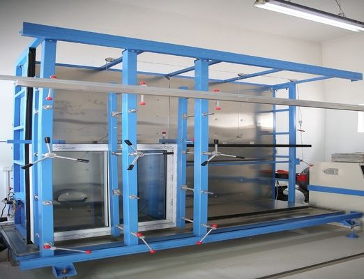 Three Performance Testing Equipment For Doors And Windows Fluctuation Pressure ≤ 2% For Airtightness And Water Tightness