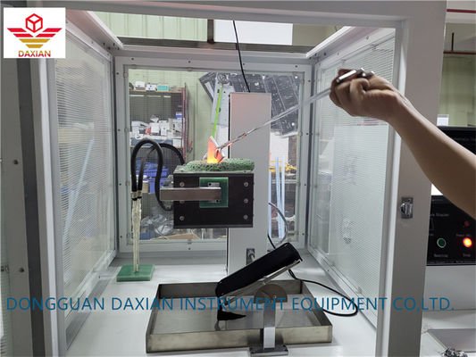 Tester odporności odzieży ochronnej na rozpryski cieczy i stopionego metalu zgodnie z normą ISO9185