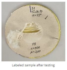 Urządzenie do badań ścierania dla motocykli typu Darmstadt Machine EN17092-1