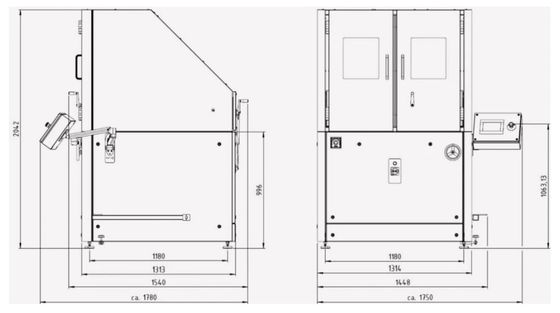 Urządzenie do badań ścierania dla motocykli typu Darmstadt Machine EN17092-1