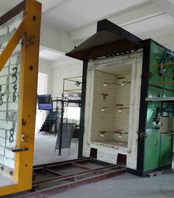 Standardowe ISO834 Materiały budowlane Weryfikacja ognia pionowa Sprzęt do badań laboratoryjnych pieca