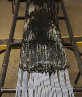 Sprzęt laboratoryjny do badania palności przewodów i kabli