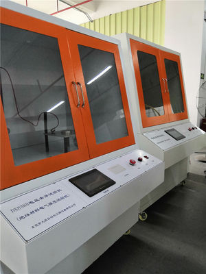 Aparat do badania materiałów izolacyjnych IEC 60243-1 0~50kV, maszyna do badań laboratoryjnych napięcia przebicia