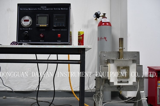 DX8298 Tester wskaźnika rozprzestrzeniania płomienia materiałów budowlanych AC220V BS476-6