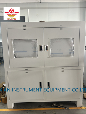 Aparatura do testów laboratoryjnych w domu. Motocykl. Odzież ochronna. DAM Darmstadt. Maszyna do testowania ścieralności.