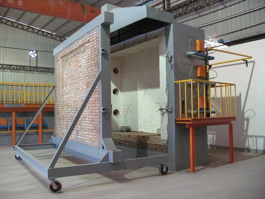 Standardowe ISO834 Materiały budowlane Weryfikacja ognia pionowa Sprzęt do badań laboratoryjnych pieca