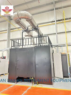 Urządzenie do badań SBI EN 13823 Laboratoryjne urządzenie do badań ognia z pojedynczym palącym się przedmiotem